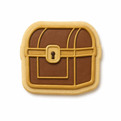 Pirate Cookie Cutter Set with Stamp | Pirate Ship Treasure Map Pirate Hat Treasure Chest Cookies | Pirate Birthday Party Baking Tool