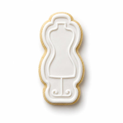 Sewing Cookie Cutter Set | Vintage Sewing Machine Dress Form Thread Spool Scissors Cookie Stamps | Quilter Gift | Sewing Theme Cookies