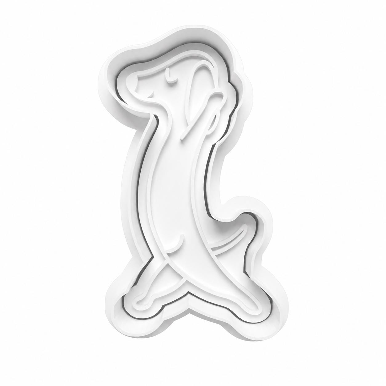 Dachshund Yoga Cookie Cutter Set, Wiener Dog Cookie Cutters, Meditation Dog Cookies, Royal Icing Cutter Stamp Set, Dog Lover Baking Gift