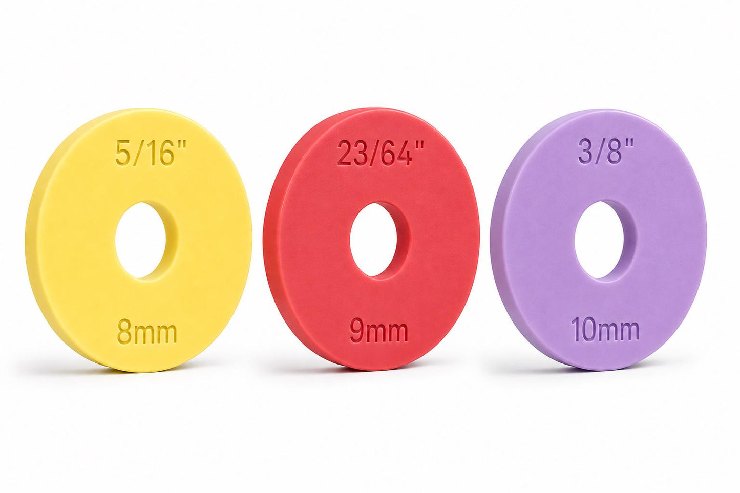 Rolling Pin Guide Rings | Dough Thickness Spacer Guides | Metric & Imperial Baking Rings | Fondant Cookie Dough Tools