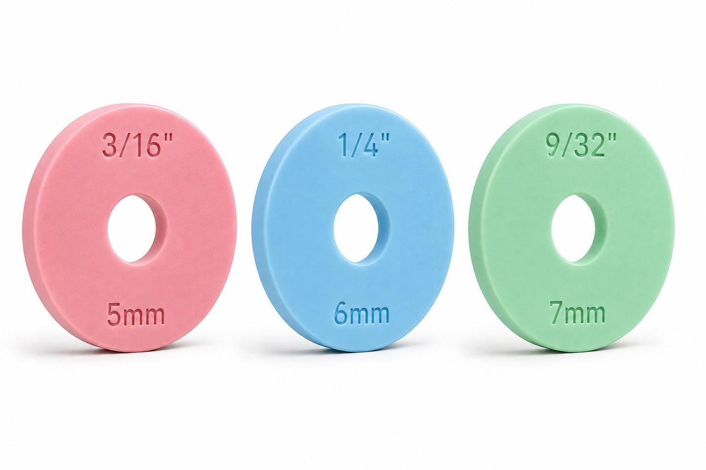 Rolling Pin Guide Rings | Dough Thickness Spacer Guides | Metric & Imperial Baking Rings | Fondant Cookie Dough Tools