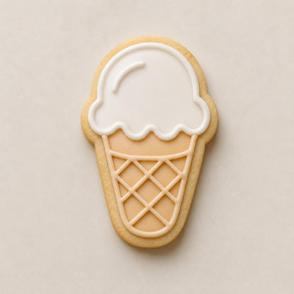 Ice Cream Cookie Cutter Set | Summer Dessert Cookie Cutters | Popsicle, Ice Cream Cone, Sundae & Cupcake Shapes | Sweet Treat Baking Set