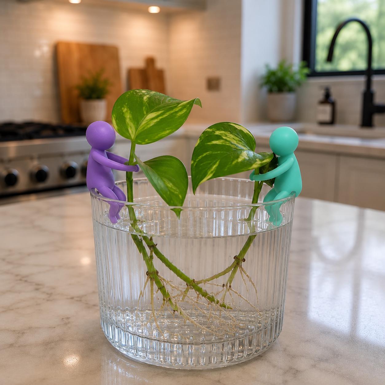 Plant Propagation Buddies | Plant Cutting Holder Stabilizers | Cute Hydroponic Rooting Decor for Indoor Plants