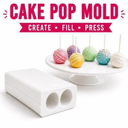 Round Cake Pop Roller Mold | Choose 1 Inch, 1.25 Inch or 1.5 Inch Sizes | Uniform Cake Ball Maker