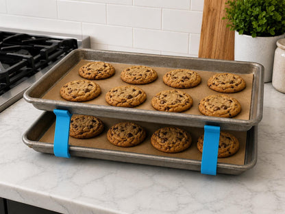 Baking Sheet Cooling Rack Stacker Set | Cookie Sheet Organizer | Baking Tray Holder | Stack Baking Pans While Cooling | Kitchen Baking Tool