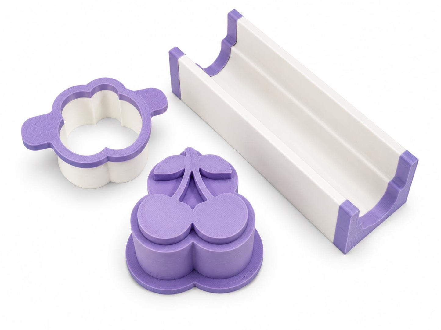 Cherry Cake Pop Mold Set with Press, Cutter and 6-Inch Display Tray | Custom Color Bakery Tool | Cherry Cake Pop Maker