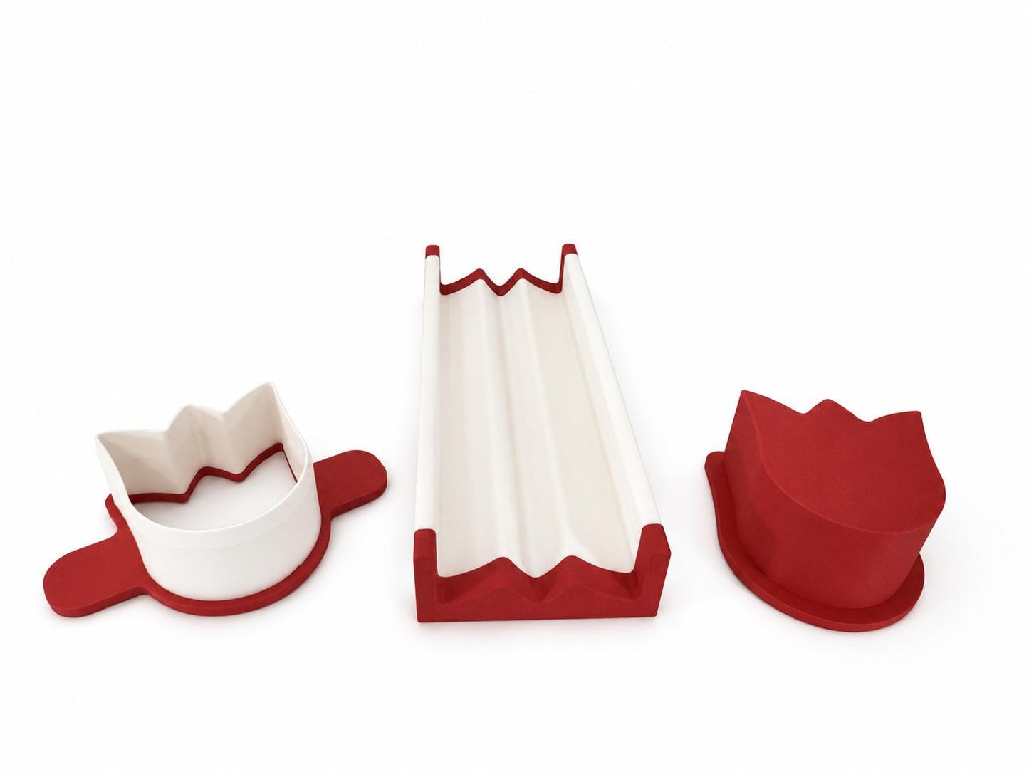 Tulip cake pop mold and matching press tool