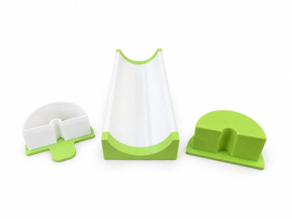 Rainbow Cake Pop Mold Set | Cutter, Press Tool & 6-Inch Tray