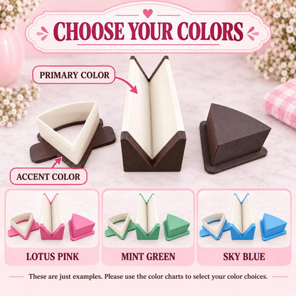 Pie Slice Cake Pop Mold Set | Cutter, Press Tool & 6-Inch Tray