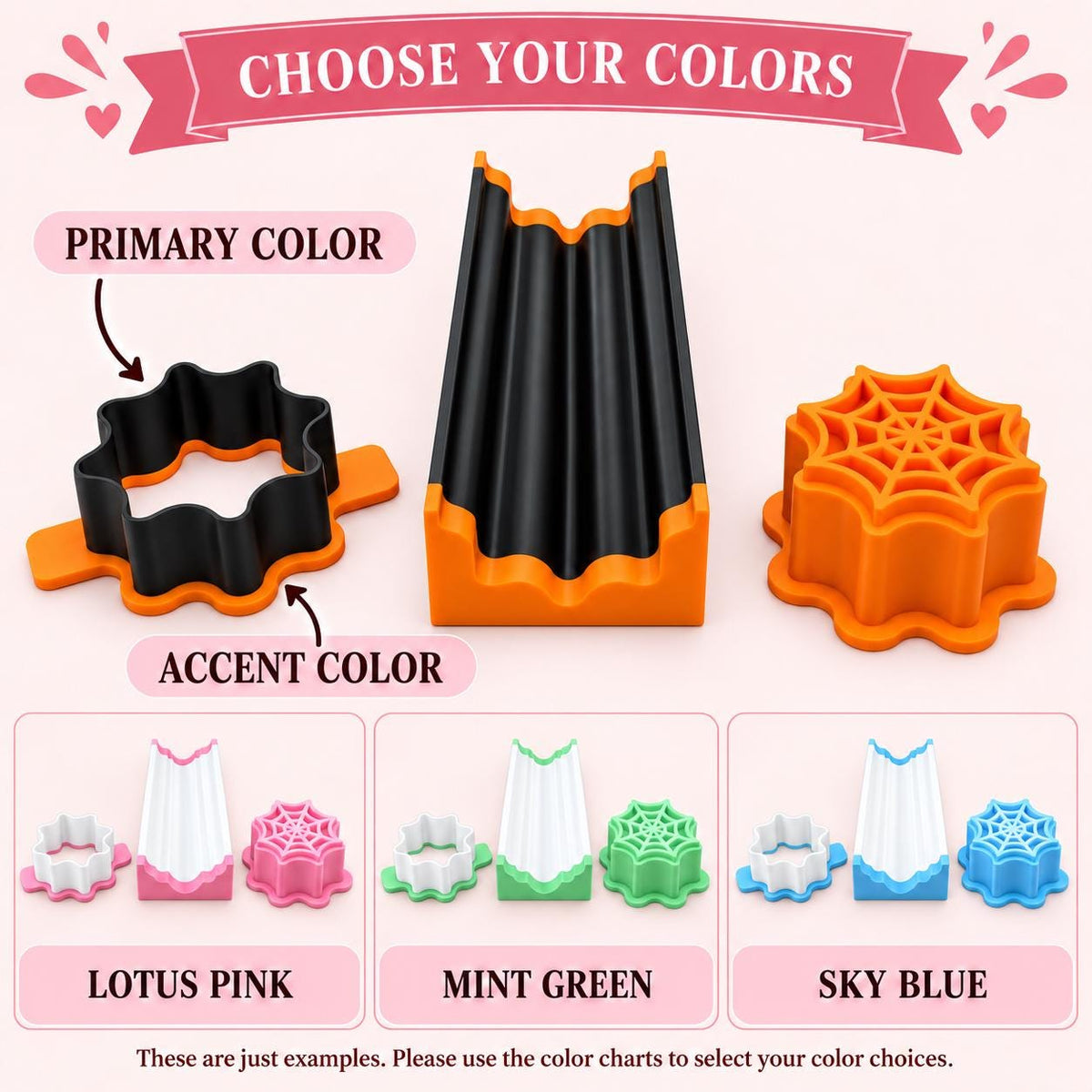 Spider Web Cake Pop Mold Set with Matching Press and Cutter